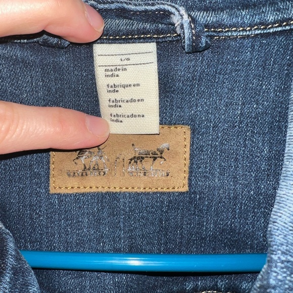 Levi’s Women’s Original Trucker Jean Jacket, Size Large - Picture 4 of 5